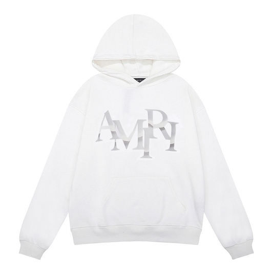 Amr Staggered Logo Hoodie
