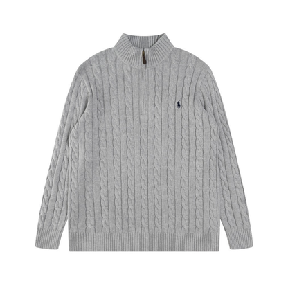 Polo Half Zip Sweater