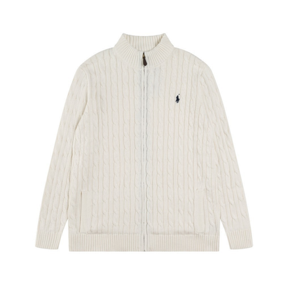 Polo Full Zip Sweater