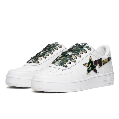 Bape Bapesta Camo Green