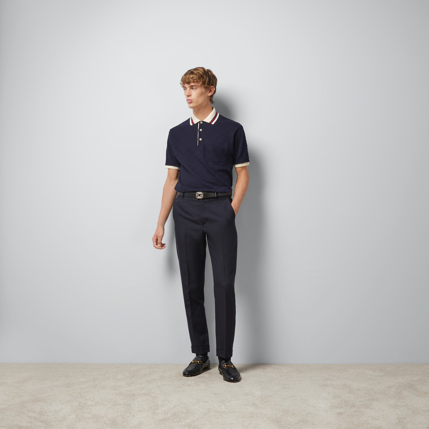 Dark Blue Polo Shirt