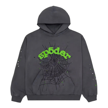 "Sp5der" Hoodie Grey