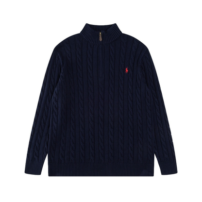 Polo Half Zip Sweater