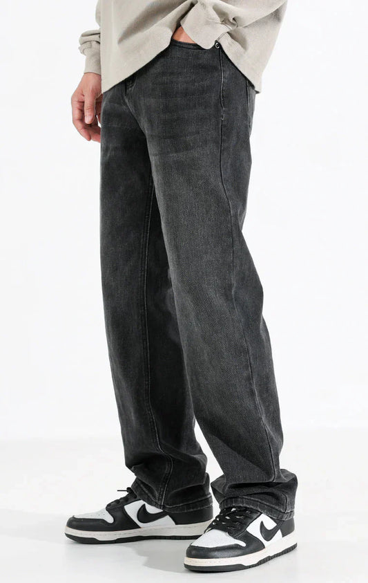 Dark Grey Basic Jeans