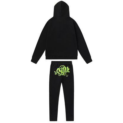 Syna Black Green Tracksuit