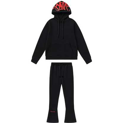 Syna Black Red Tracksuit