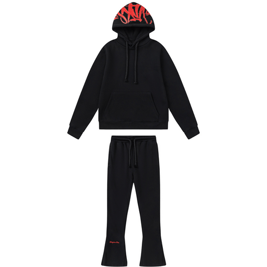 Syna Black Red Tracksuit