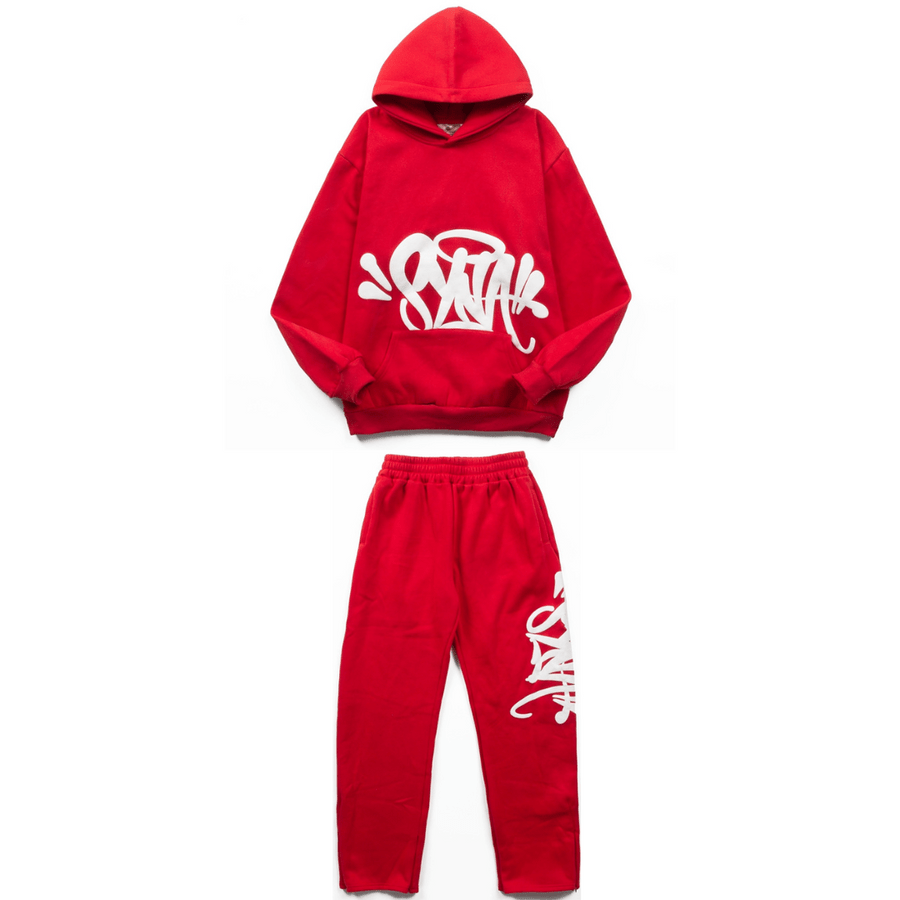 Syna Monogram Red Tracksuit